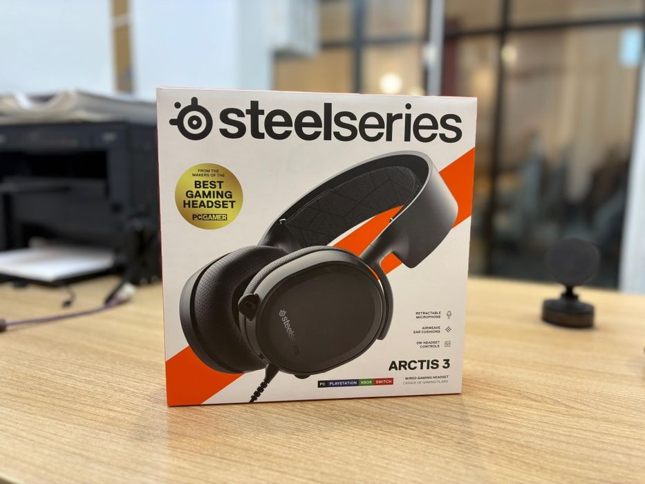 Наушники SteelSeries Arctis 3/ құлаққаптар SteelSeries Arctis 3(б/у)