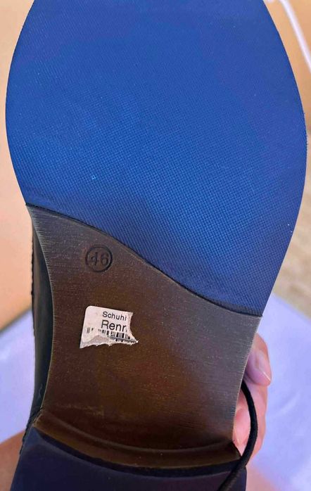 Страхотни ръчно изработени швейцарски обувки Fretz Man 46 номер