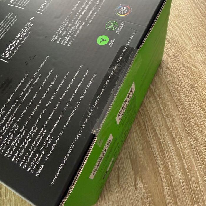 RAZER Tartarus PRO SIGILAT analog optical gaming pad tastatura joystck