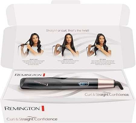 Преса за коса Remington S6606B Curl & Straight Confidence Керамична