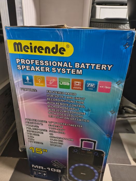 Преносима тонколона Meirende MR - 108