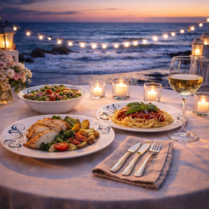 Комплект чинии 24 части с елегантен винтидж дизайн – Възвишен стил за