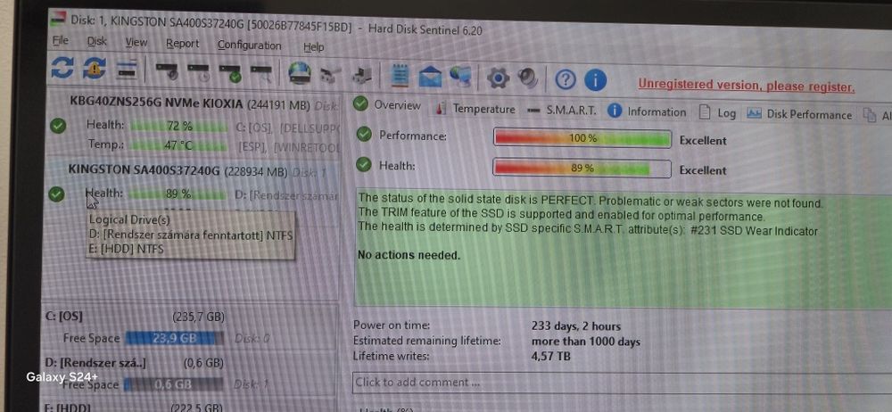 Ssd kingston x2  240 gb Adata x 1 120
