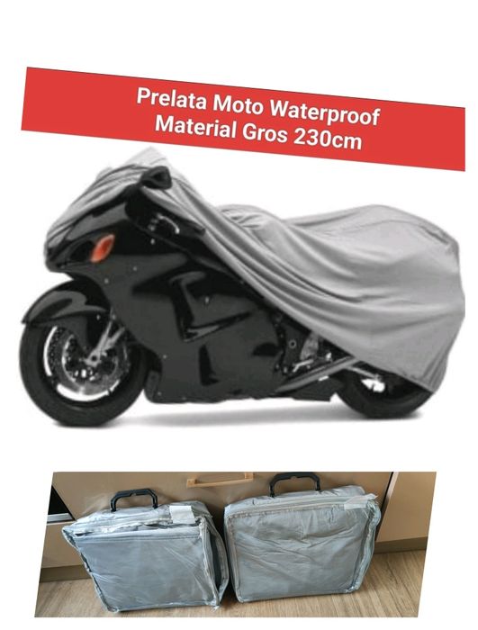 Prelata Moto Impermeabila Material Gros Waterproof Husa Moto Scuter