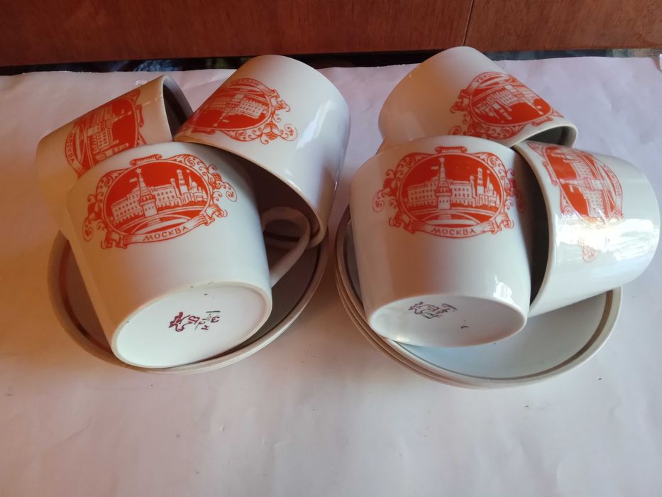 Чайн.сервизы Москва(Вербилки) 6 персон Раритет и др См фото