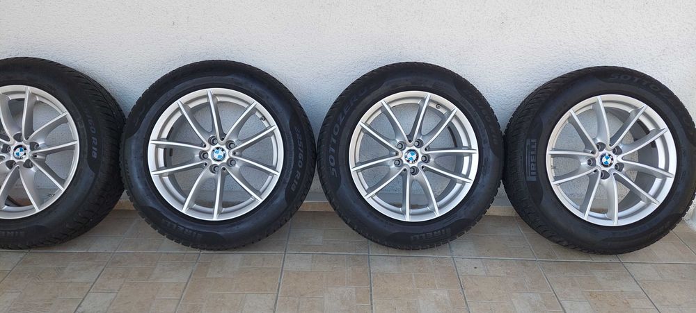 Jante cu anvelope de 18 inch Originale BMW X3 G01, X4 G02, 225/60R18