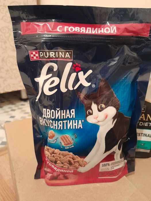 Сухой корм 200 и 400гр Феликс и Проплан