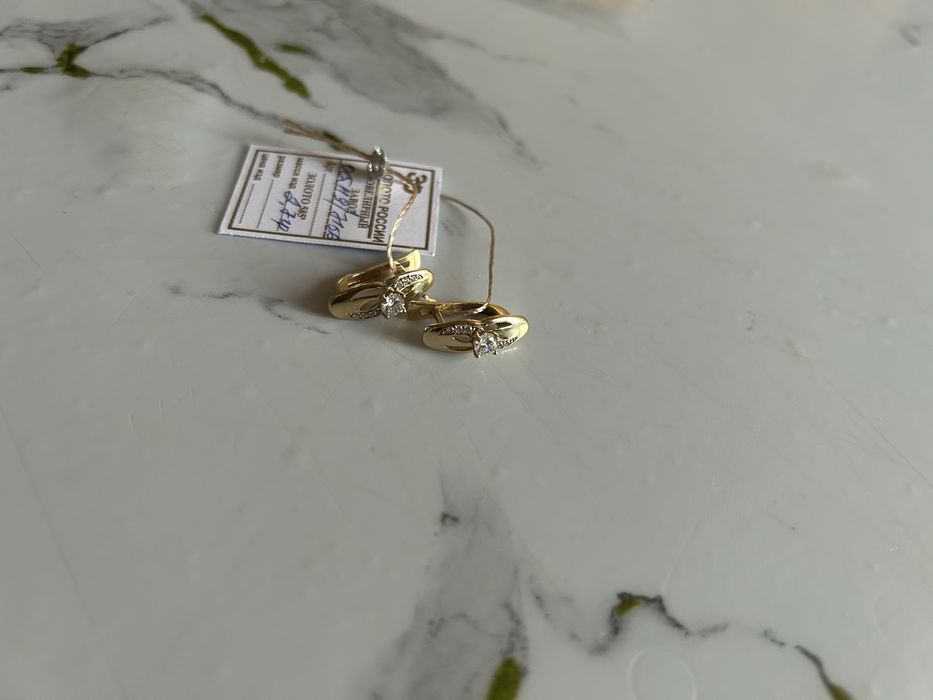 Серьги золотые 585