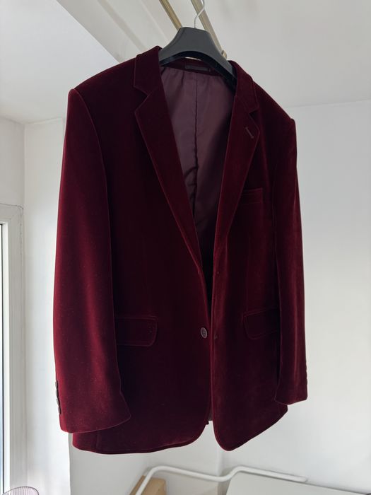 Sacou barbati visiniu velvet