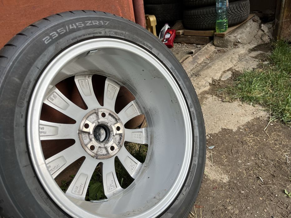 Roti originale VW R17 aliaj cu anvelope noi