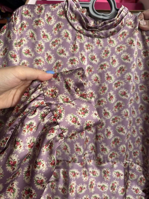 Zara плате и Платье атласное французкая длина