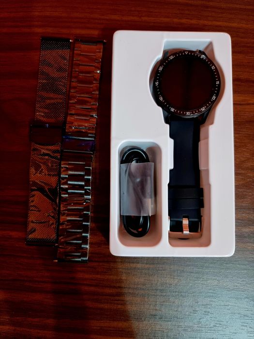 Ceas smartwatch 2 în 1 cu casti wireless