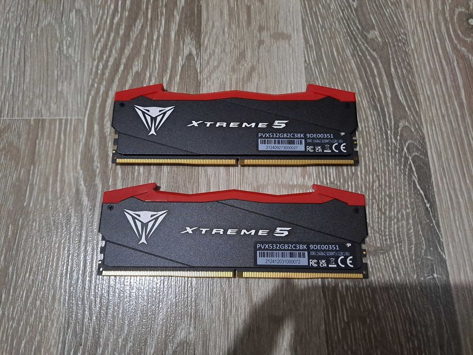 32gb 8200MT/s DDR5 cl38 (2x16) Patriot Viper Xtreme 5