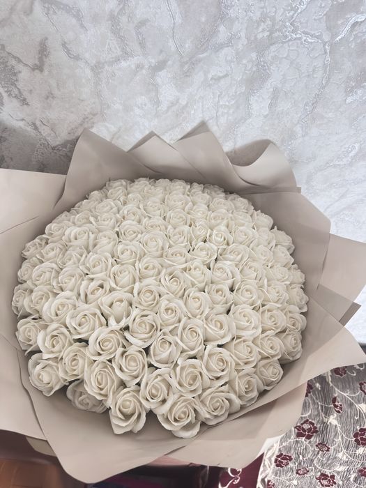 Цветы сделаные из мыло