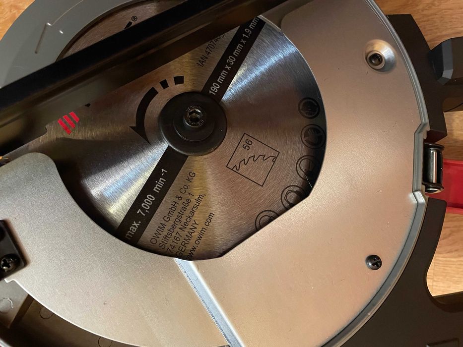 Акумулаторен циркуляр за метал Parkside PERFORMANCE 20V PPMSA 20-Li A1