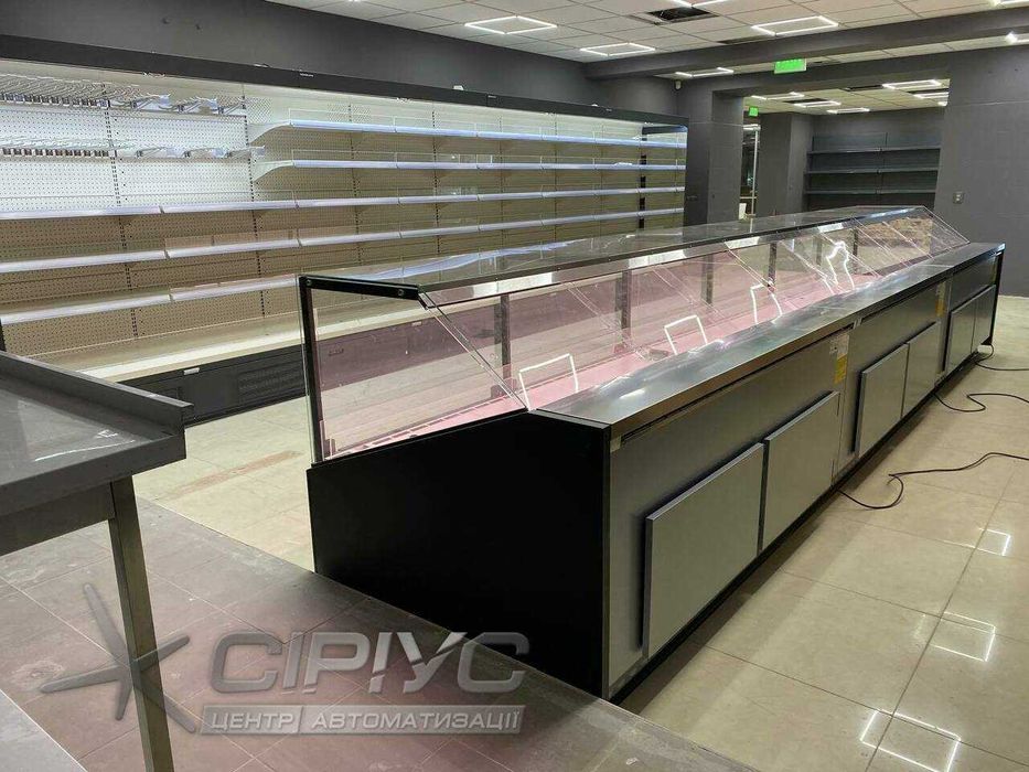 Vitrina orizontala asistata Quadros 258 cm / NOU - Profesional / STOC