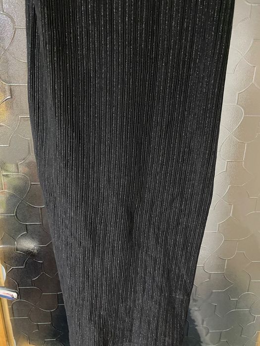 Rochie neagră foarte elastică de ocazie S