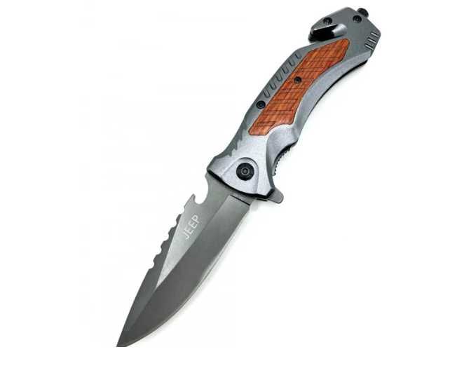 Briceag JEEP 23 cm prindere la curea desfacator sticla cutter centura