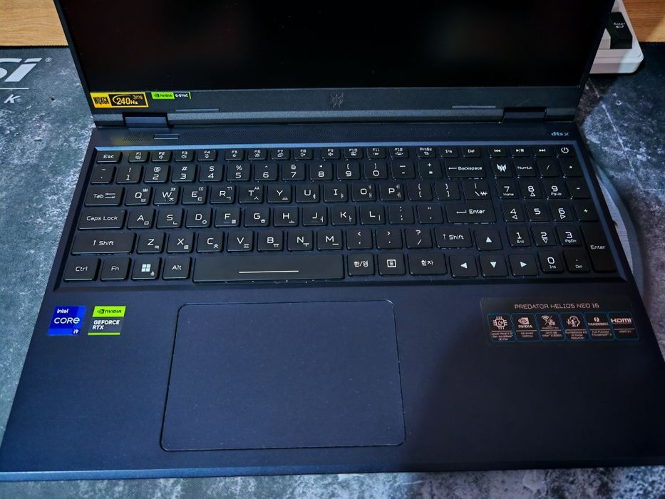 Acer predator neo 16, i9 14hx, rtx 4060 8gb