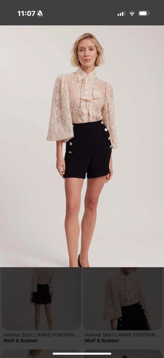 Дамска риза от френска дантела Anne Fontaine