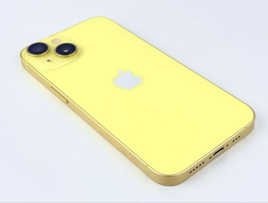 Apple iPhone 14 128GB Yellow Перфектен! Гаранция!