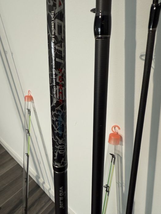 Set 2 Lanseta Feeder WindBlade 3.90 m ACTIVE FORCE TFD 1 - 60 - 200 gr