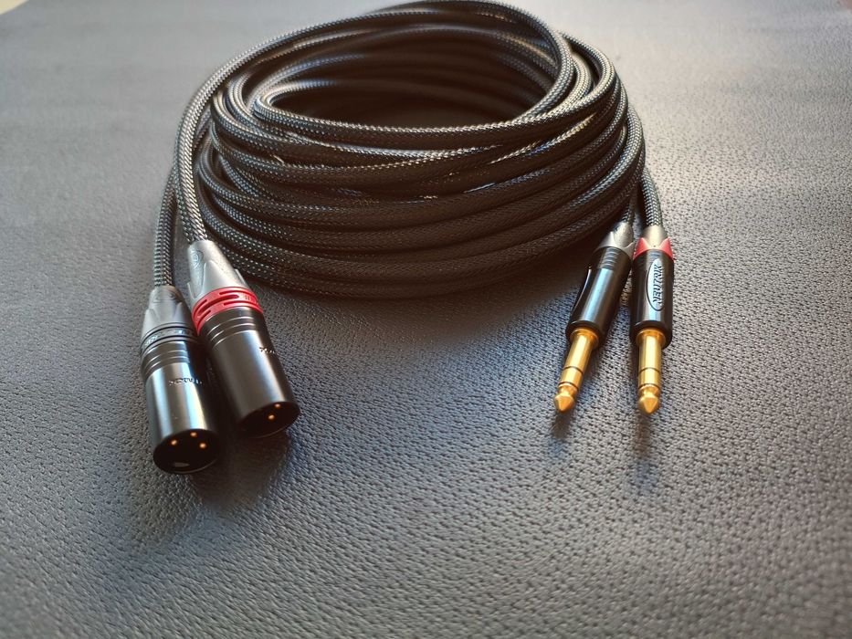 Cablu Audio Profesional Canare cu conector Neutrik XLR - Jack 6.3 mm