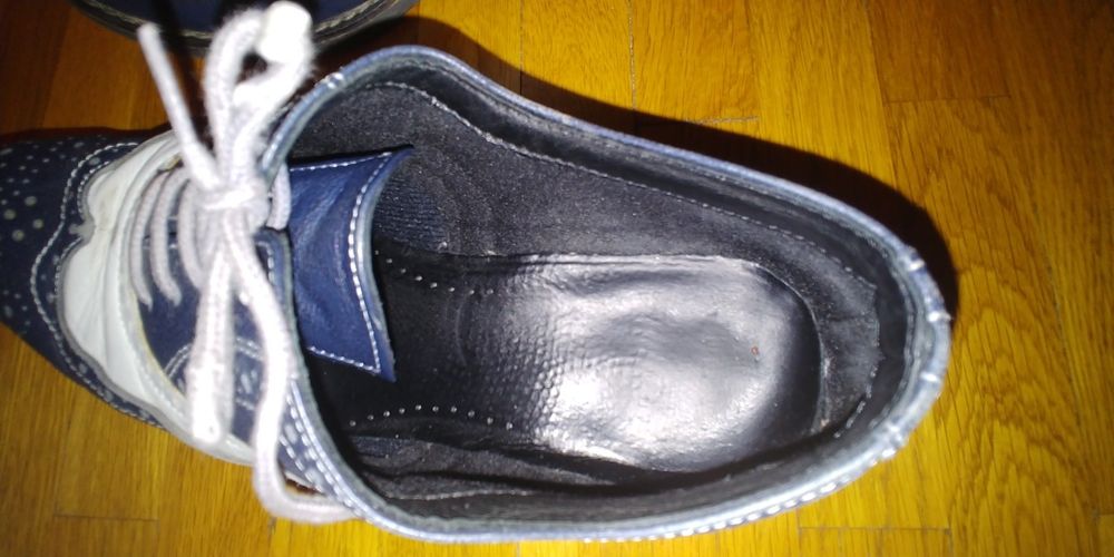 Оксфордки, естествена кожа, номер 37