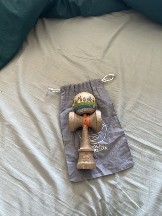 Kendama cereal grip anti-skid cu sac de la cereal