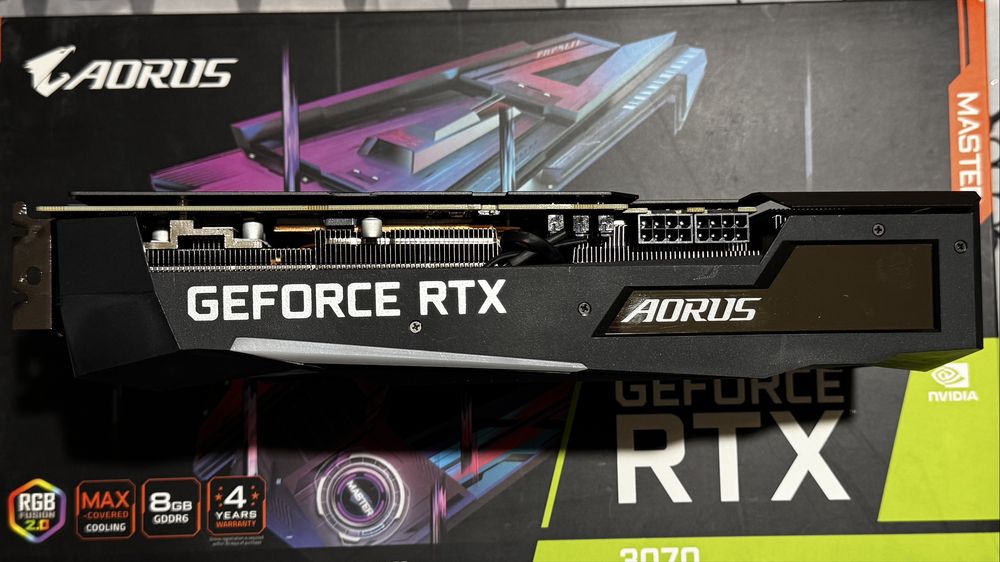 Видео карта Gigabyte Aorus Master RTX 3070