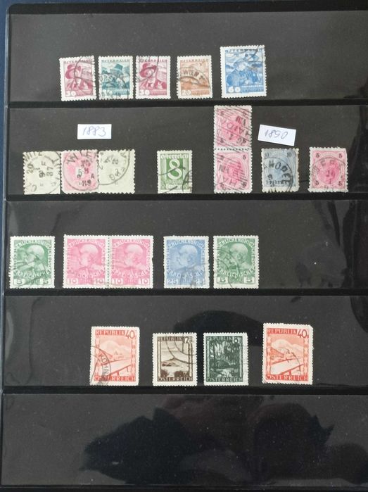 Пощенски марки от Царство България, Немски Райх,Стара Австрия, Франция