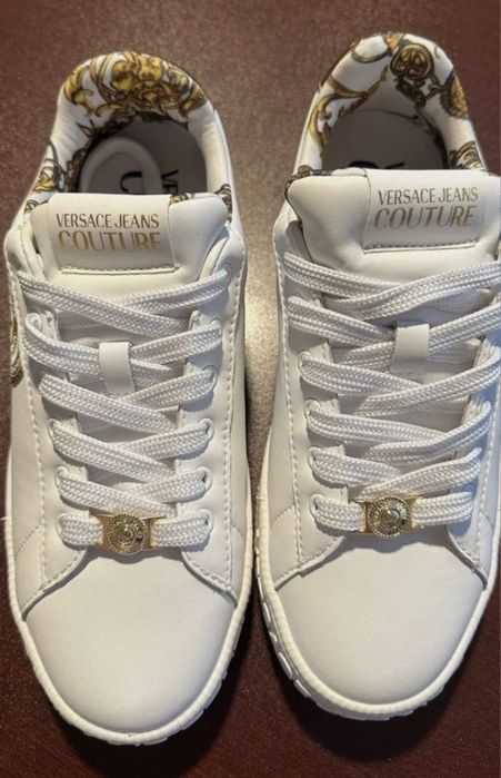 Sneakers Versace JC cu auriu