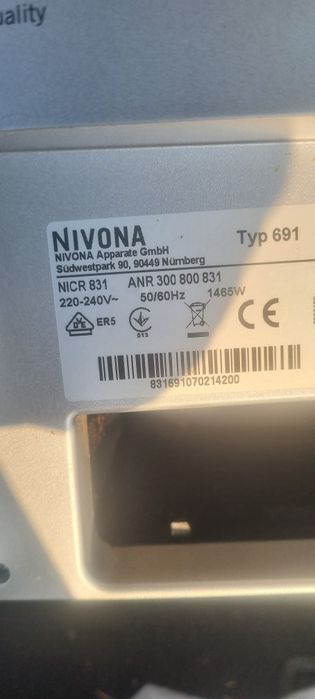 Piese espressor cafea Nivona , Melitta , fara displayy