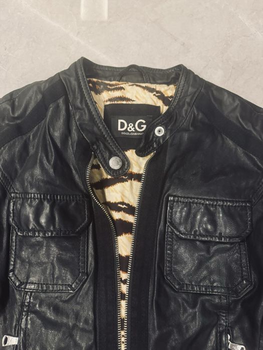 Кожено яке D&G естествена кожа