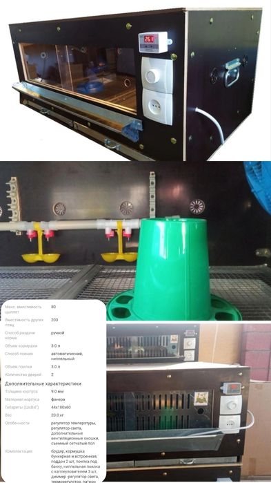 Продается Инкубатор и Брудер для птиц
