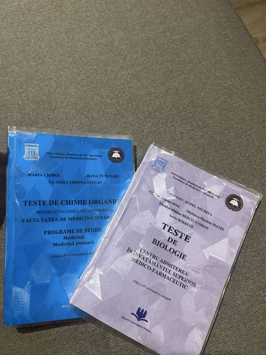 set culegeri admitere medicina Galati