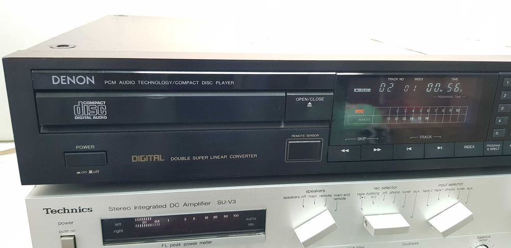 Denon DCD-1500 CD Player Audiofil DAC Burr Brown PCM54