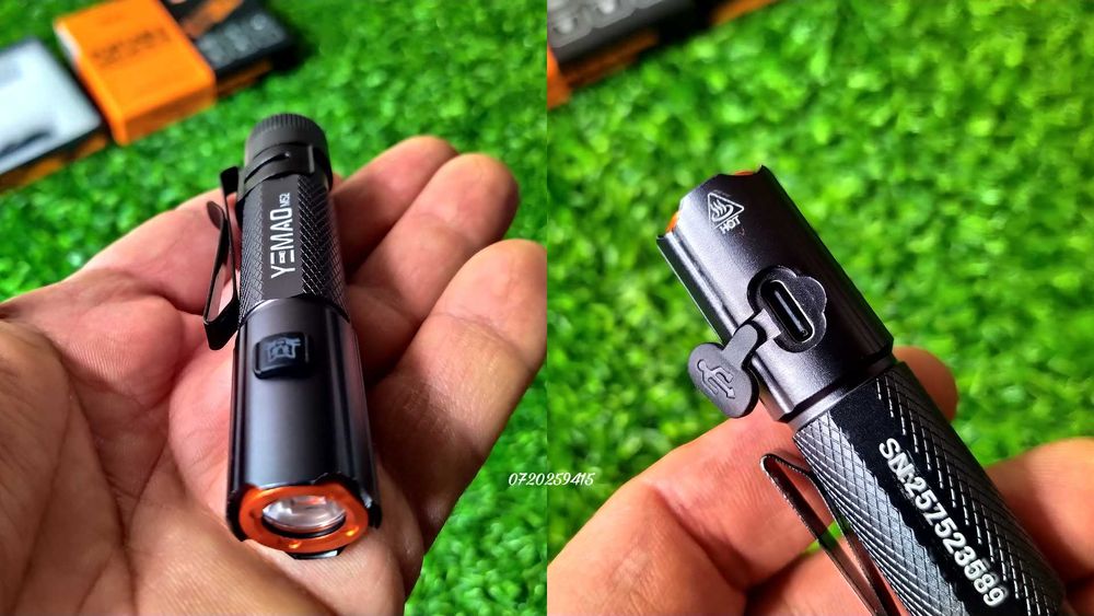 Super Oferta! Lanternă LED YEMAO YM-M52 – 1500 LM | USB-C | EDC