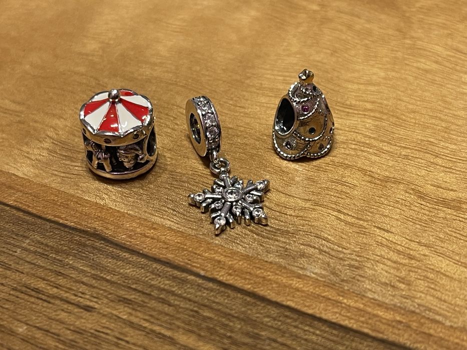 Подарък за Коледа! Коледни талисмани за Pandora сребро 925 чармове