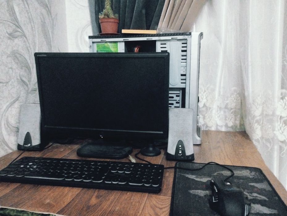 Pc (Komputer) garant +monitor +klavsh +Mishka +kalonka +micrafon