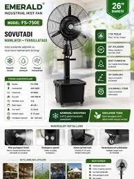 вентилятор с функцией распыления воды (водяным туманом)