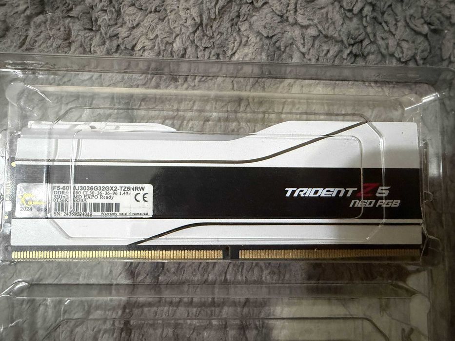 Рам памет GSKILL Trident Z5 RGB 32GB DDR5 6000MHz CL30-36-36-90