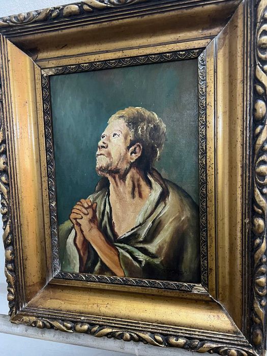 Tablou vechi,pictura in ulei!