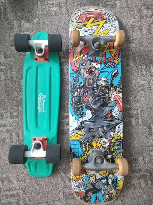 Longboard, skateboard, penyboard