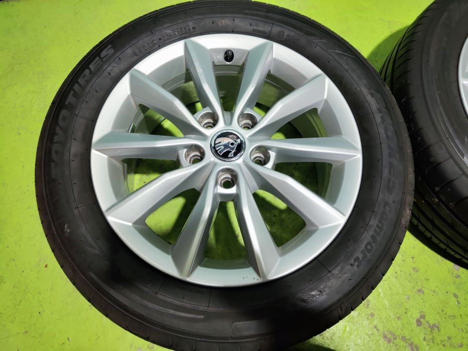 16 5x112 Skoda Octavia лети джанти 205/55/16 5х112 шкода 205/55/16