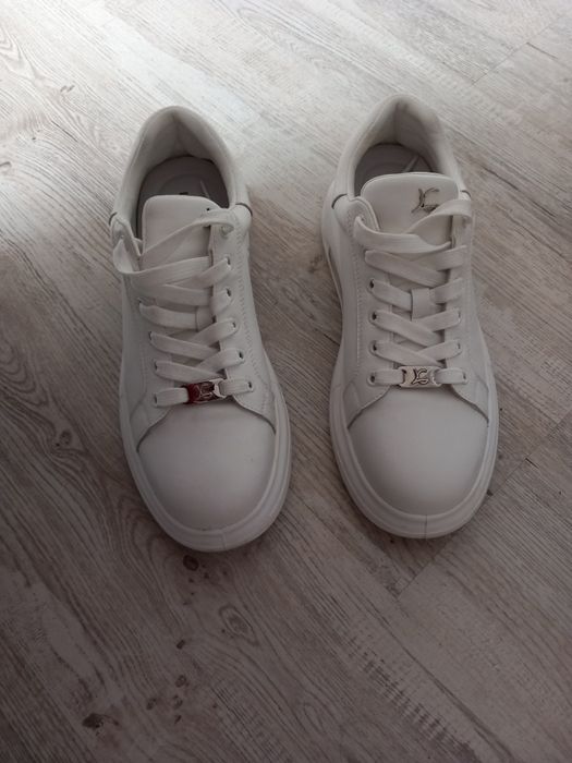 Sneakers bărbați ușori Luca di Gioia Albi