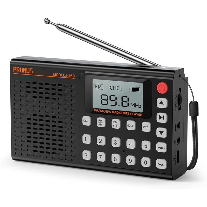 PRUNUS J-168 FM,AM,SW радиоприемник, Bluetooth и TF плейър