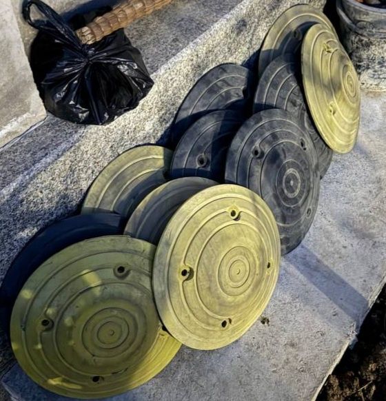 Лежащий полицейский