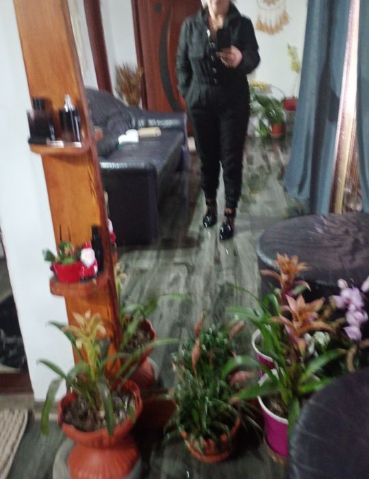 Geaca dama și pantaloni, mărimea xl culoare negru