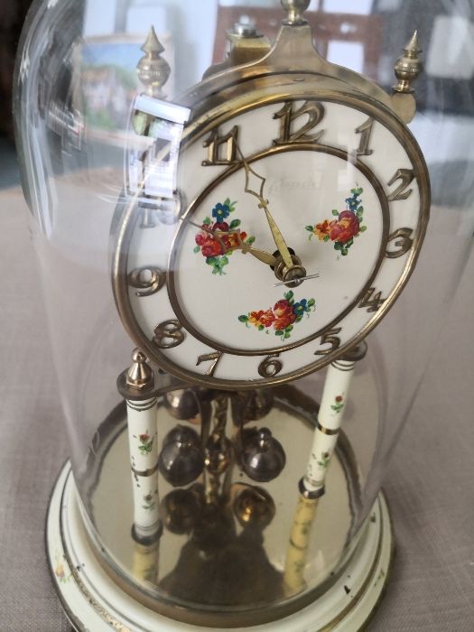 УНИКАЛЕН, ГОДИШЕН 400 дни супер красив, рядък, каминен часовник